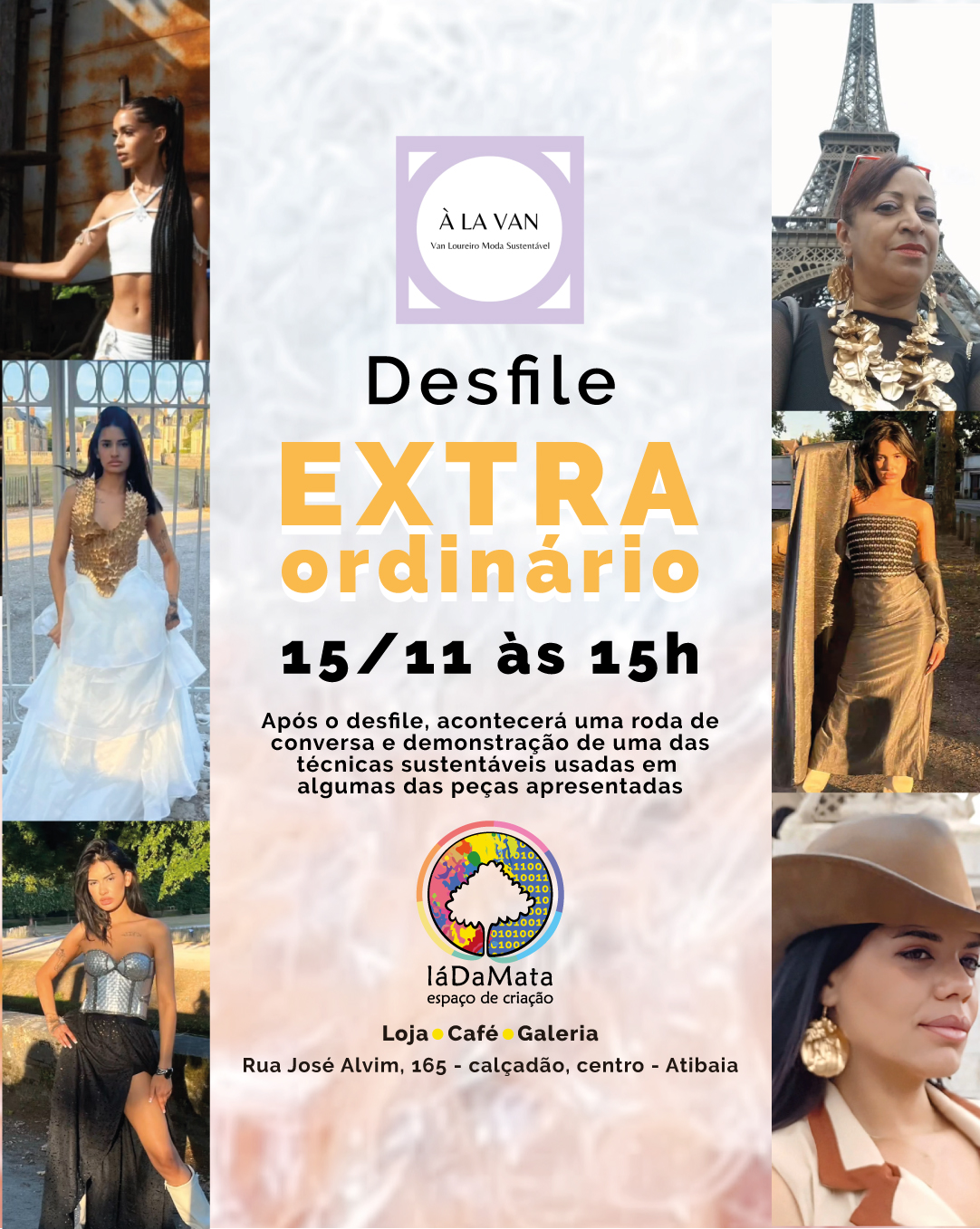 Folder do Desfile EXTRAordinário